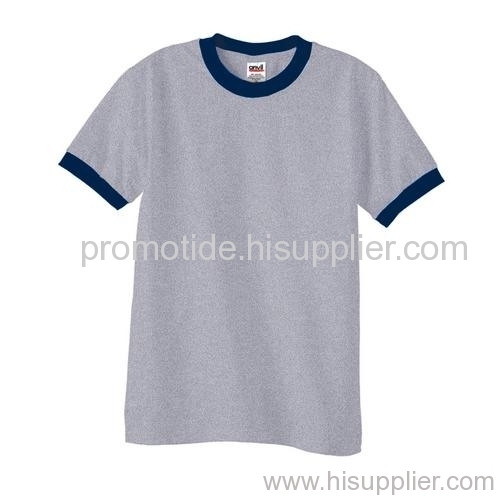 100 Cotton Ringer T-Shirt