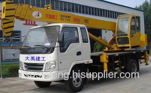 10 ton truck crane for construction