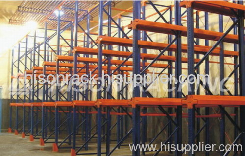 Pushback rack warehouse storage racking pushback rack