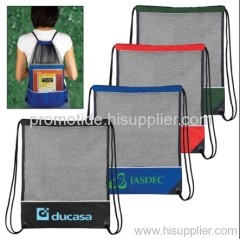 Polyester Mesh Backpack Bag