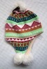 acrylic jacquard knitted earflap hat