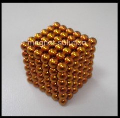 gold magnetic sphere puzzle