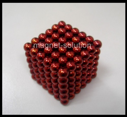 Chinese red magnetic spheres