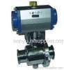 Air stainless steel ball valve