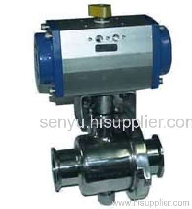 Air stainless steel ball valve