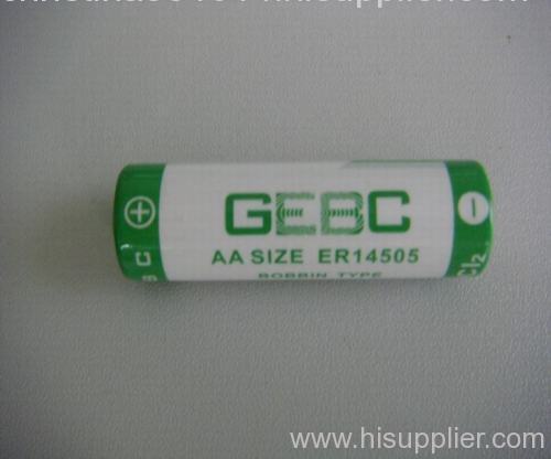 GEBC Li/Socl2 LS14500 ER14505 AA 3.6V
