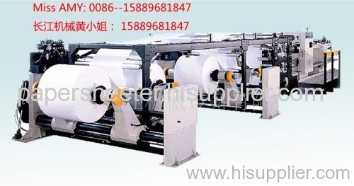Paper reel to sheet cutter/folio sheeter/folio cutter/paper cutting machine/sheeters