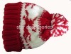 acrylic jacquard knitted hat