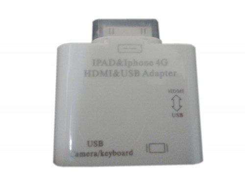 iPad to HDMI+USB adapter