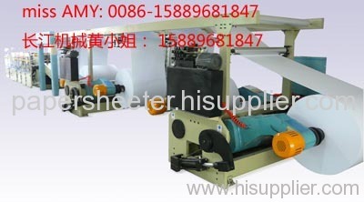 A4 sheeter with wrapping machine