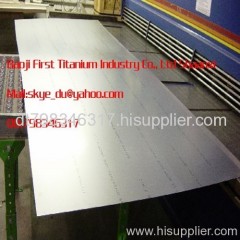 titanium plate for chemical use
