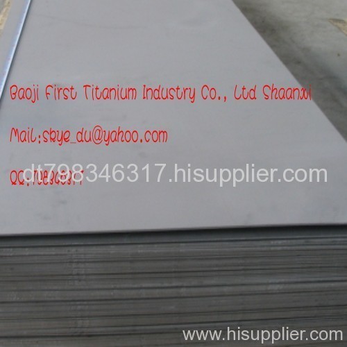 titanium plate for industry use
