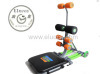 New abdominal trainer with adjustable head support