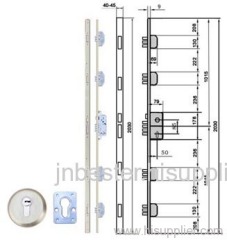 European Profile Mortise Long Lock (Mortise Multi Point Lock)