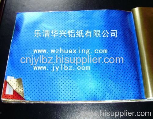 printed aluminium foil paper