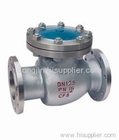 DIN flanged swing check valve
