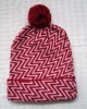 acrylic jacquard knitted hat