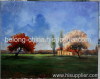 hand made landscape oil painting for decorative