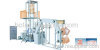 Film blowing machine for zip lock bag