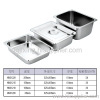 1/2 American stainless GN Pan/Food container