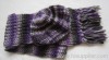 acrylic stripe knitted set