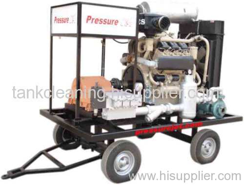 High pressure water jet blaster pump