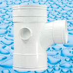 UPVC fittings for Drainage Reduing Sweep Junction F/F