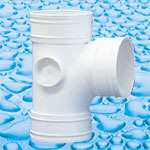 UPVC fittings for Drainage Sweep Junction F/F