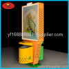 Advertising light box waste bin