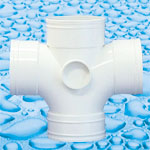 UPVC fittings for Drainage Double Sweep Junction