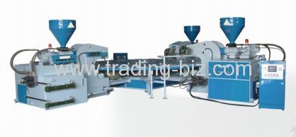 two/three color pvc sole injection molding machine