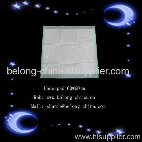 Adult underpad under pad