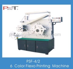 6 Colors Flexo Printing Machine 4 colors front, 2 colors back side printing