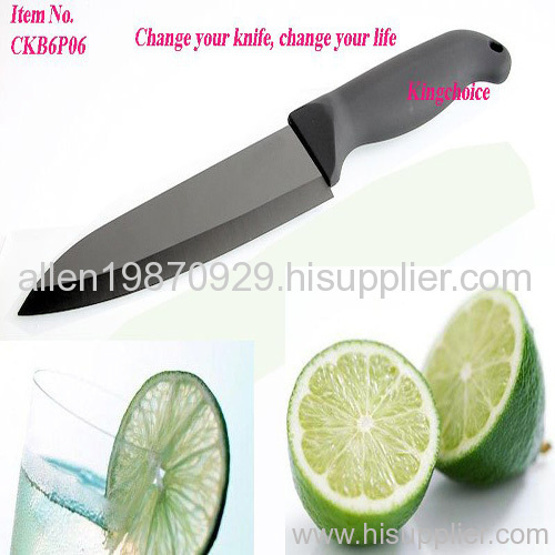 6 inch black blade ceramic knife
