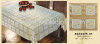 Golden PVC Tablecloth(137cm)