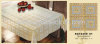 Golden PVC Tablecloth(137cm)