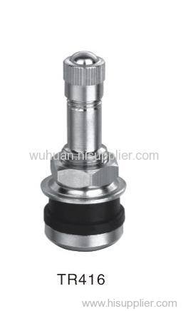 Nickel-plated tire valve