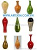 Stunning bamboo vase, Lacquer vase, pressed bamboo vase, coiled bamboo vase, rolling bamboo vase, Laminated Bamboo Vase