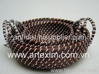 Rattan basket, Rush basket,Seagrass basket, Water Hyacinth basket, willow basket, wicker basket