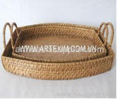 Rattan tray, Seagrass tray, Fern tray, Water Hyacinth tray, bamboo tray, willow tray, wicker tray