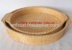 Rattan Plate, Seagrass plate, Fern plate, Water Hyacinth plate, bamboo plate, willow plate, wicker plate