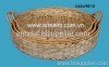 Water Hyacinth plate, bamboo plate, willow plate,