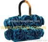 Taffeta Silk Handbag, handmade handbag, evening handbag, shoulder handbag, satin handbag, fashion handbag