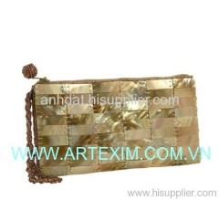 Mother of Pearl Wallet purse clutch, Mop wallet purse, Shell wallet purse, abalone wallet purse clutch