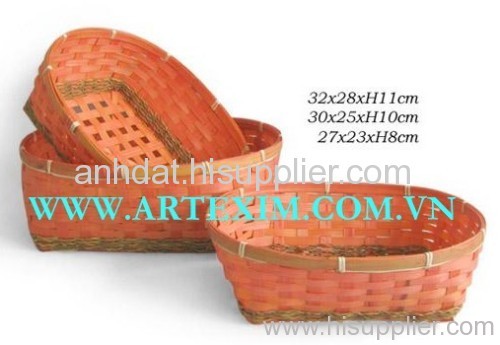 Bamboo basket, Bamboo Weaving basket, Bamboo box, Bamboo hamper