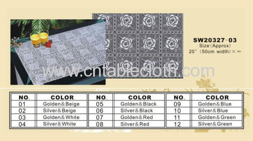 PVC Lace tablecloth