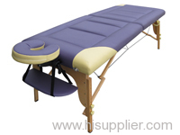 2-section portable wood massage table