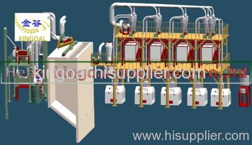 Small scale flour mill machine