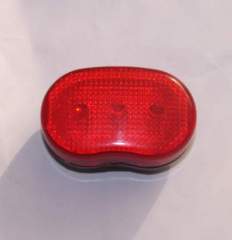 3 LED bicycle rear light