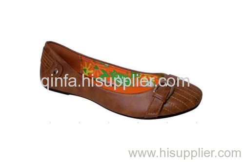 Buckle Strap Flat Shoe